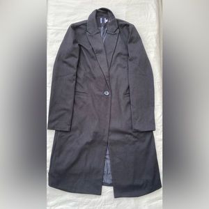 Princess Polly Blazer Pea Coat Black L/XL NWOT